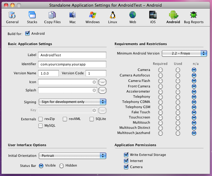 Configuring iOS