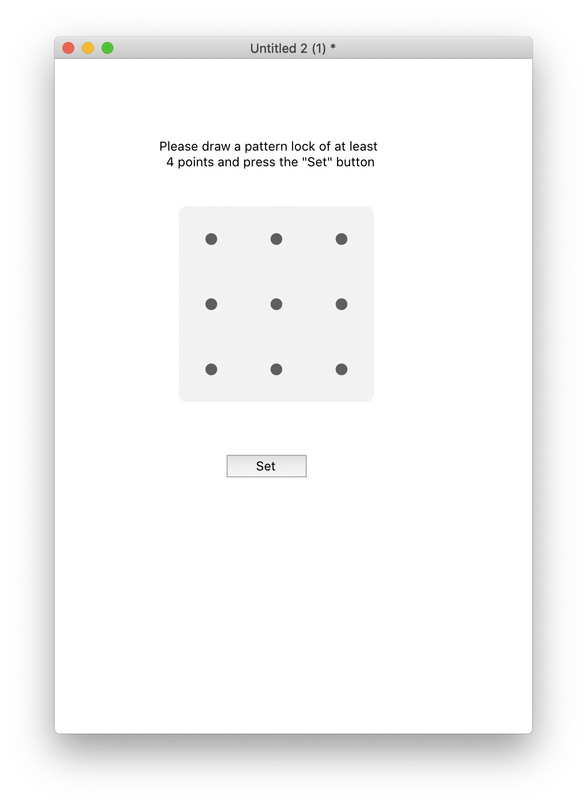 Pattern Lock – easy pin generation