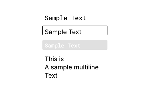 Text Label